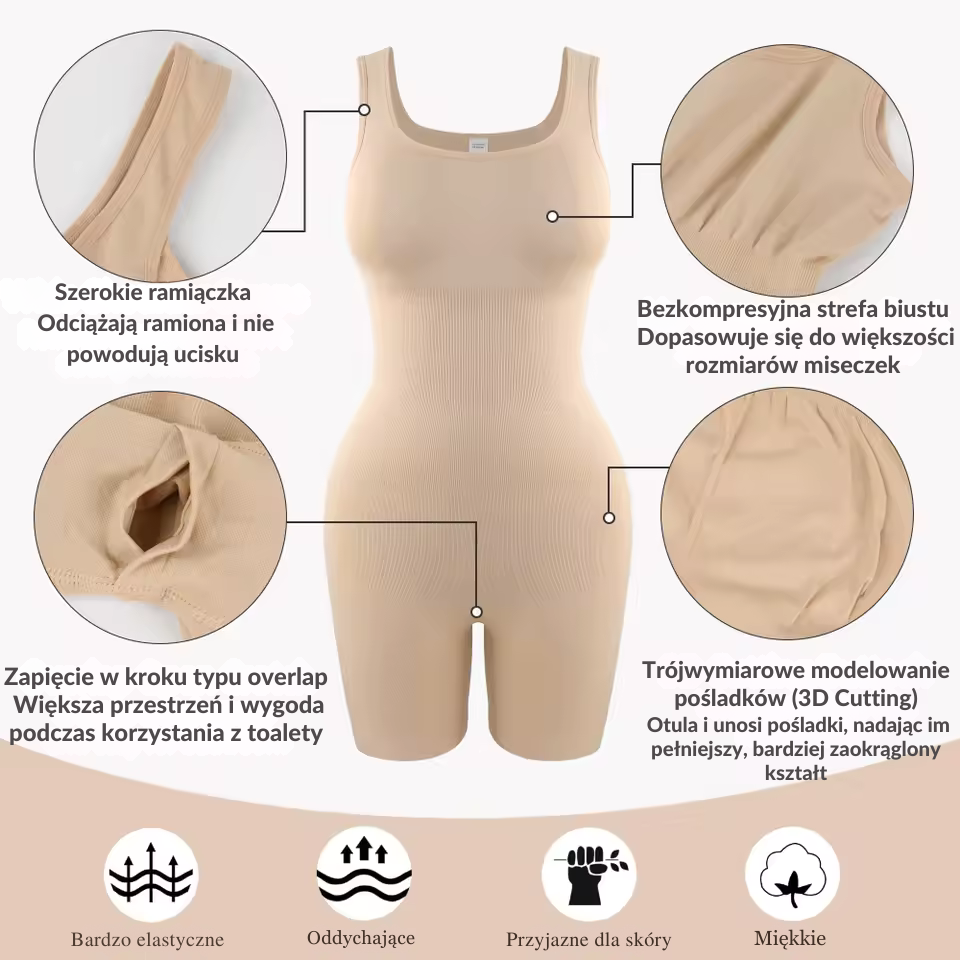 Damskie Body modelujące Sculpt – perfekcyjna sylwetka w każdej stylizacji
